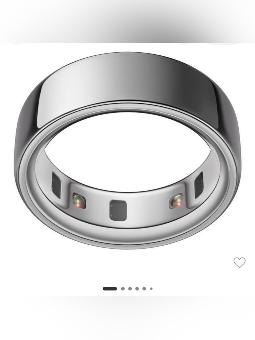Oura Ring - Silver Finish - Gen 4 - Size 10